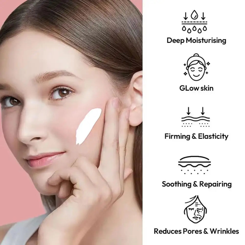 PDRN Face Cream Salmon DNA Skin Regeneration Anti Wrinkle Lifting Firming Whitening Brightening Moisturizer Korean Skin Care 20g