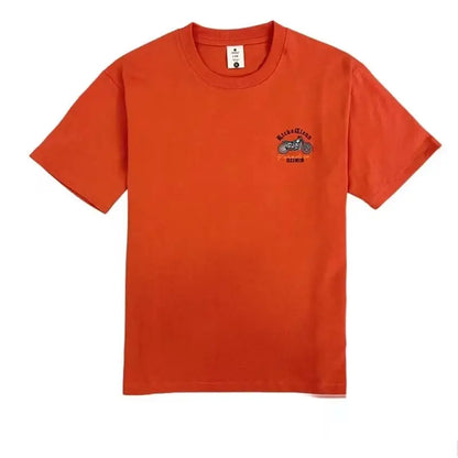 2023 Summer Men's T Shirt Japan Harajuku Fashion Graphic T Shirts Men 100%Cotton Men Clothing Tops Tee Short Sleeve T Shirts Men