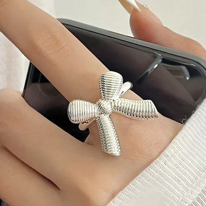 VENTFILLE 925 Sterling Silve Love Heart  Ring for Women Girl Gift Line Pearl Korean Sweet  Jewelry Birthday Gift Dropshipping