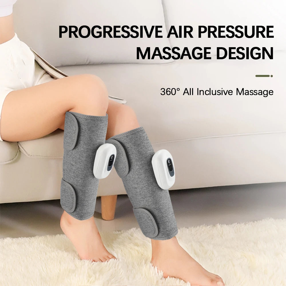 3-modes Air Pressure Calf Massager Electric Leg Massage Device Airbag Air Pressure Massage Leggings Relieve Muscle Soreness