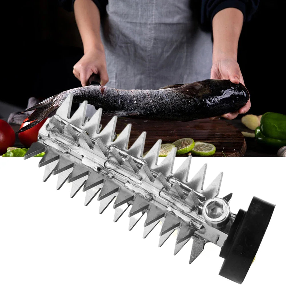 Electric Scaler Remove Waterproof  Cutter Head Tool Quick Seafood Scraper Stainless Steel Replacement Market Home Fish Cleaning