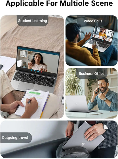 ACEMAGIC Laptop 17.3” FHD Laptop Intel Alder Lake N97 16GB RAM 512GB SSD Windows 11 Pro Notebook 180° Flip Computer Wifi5 BT5.0