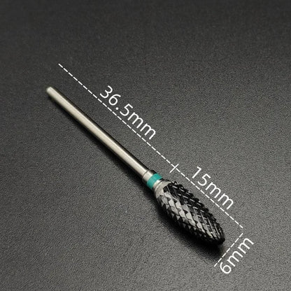 Ceramic Carbide Nail Drill Bit Rotate Burr Milling Nail Cutter Bits Electric Drill Machine For Manicure Pedicure Tools