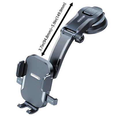 Universal Car Phone Holder Multi-Scene One-Click Lock Strong Suction 360° Rotation for Car Navigation & Desk