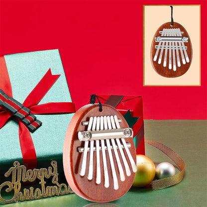 Mini Kalimba 8 Key Thumb Piano Water Drop Style - Portable Cute Musical Instrument for Kids & Adults - Perfect Exquisite Gift