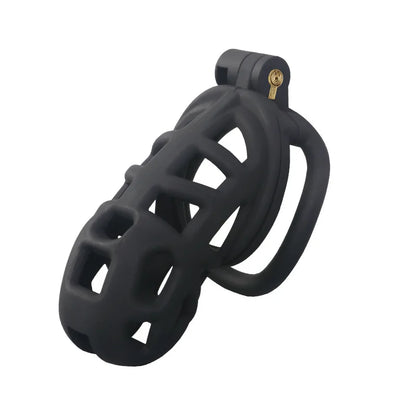2026 New Cobra 3.0 Chastity Lock Cage SM Flirting Breathable Resin Male Virginity Device Fetish Male Penis Lock with 4 Rings
