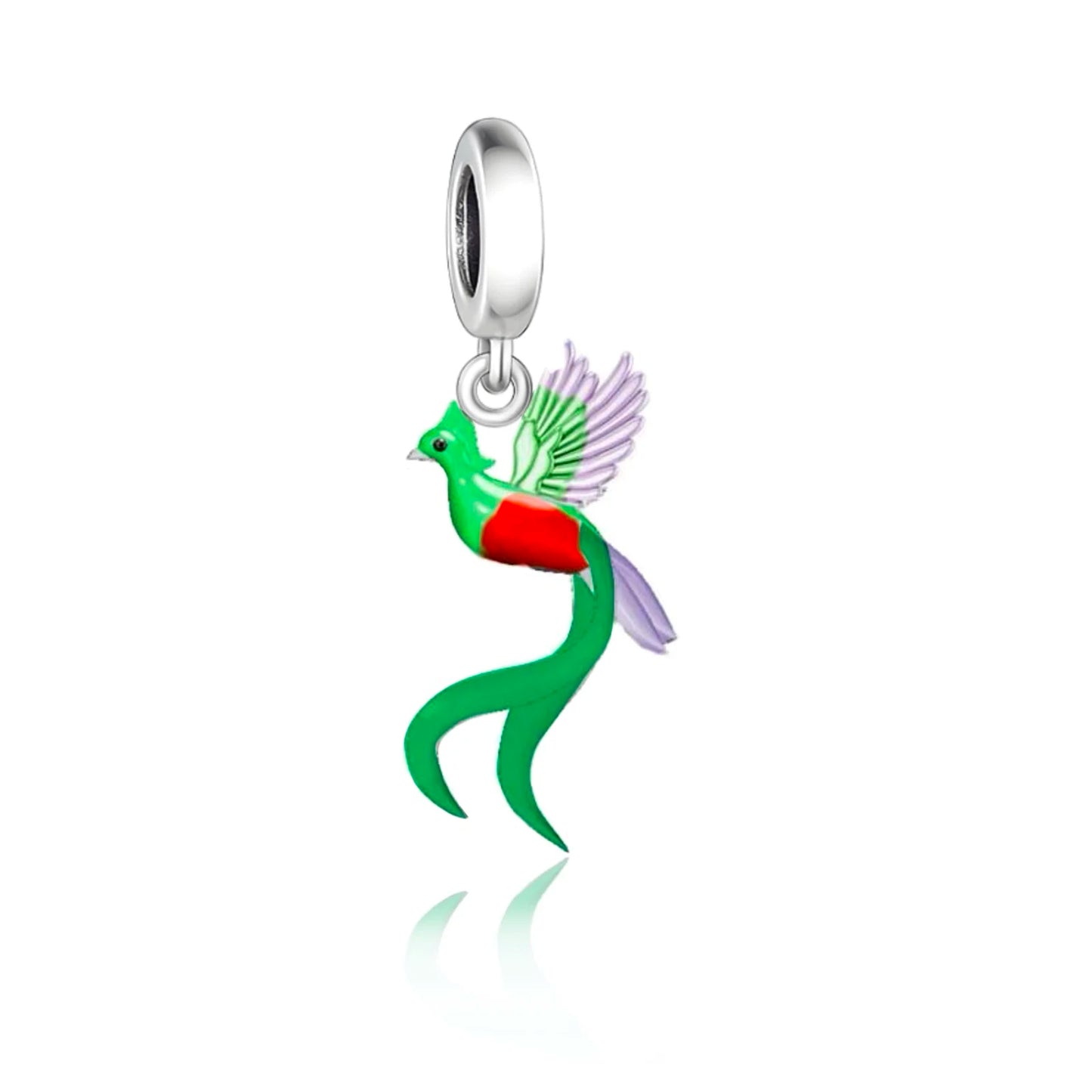 Fit Original Pan Charm Bracelet 925 Silver Rainbow Enamel Lorikeet Birrd Colorfull Parrot Bead For Making South Africa Berloque