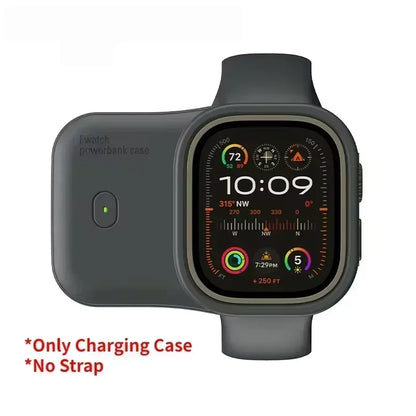 Portable Wireless Charger 1200mAh Power Bank Device for Apple Watch 8 7 6 5 4 SE Ultra for iWatch Fast Charging Case