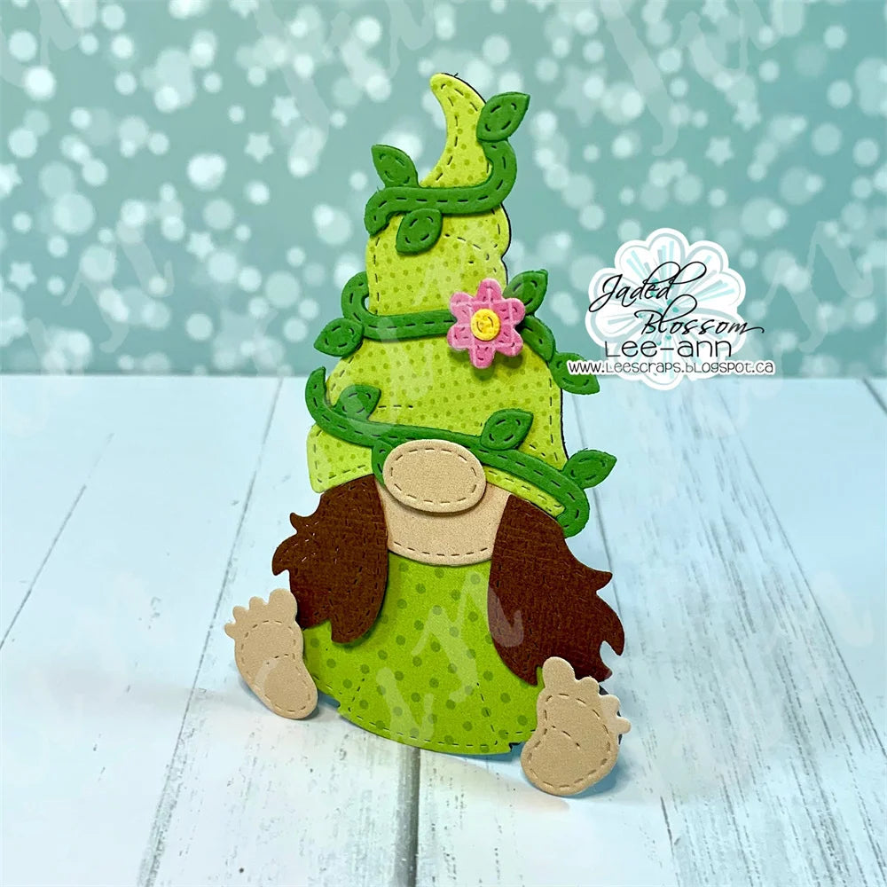 Gnome Garden Add Ons Cutting Dies and Silicone Stamps New Arrivals Wheelbarrow Die Cuts Scrapbooking Craft Supplies Decoration