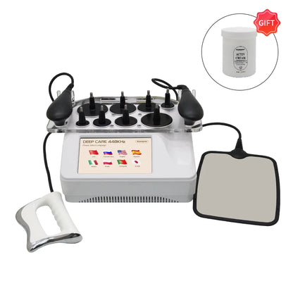 448Khz CET RET Tecar Physical Therapy Machine Portable Rf Monopolar Probe Head High Radio Frequency Diatermia Pro Loss Weight