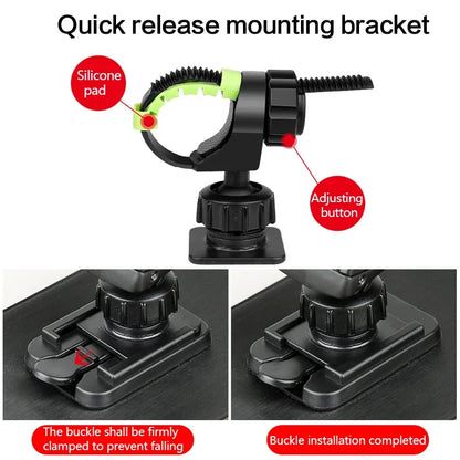 Bicycle Motorcycle Holder Waterproof TPU Touch Screen Cell Phone Rental Handle Installation for 6.5 inch Smartphone Bike Mount