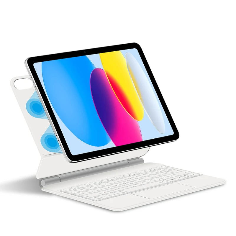 Keyboard Case For iPad A16 11 inch 2025 11th 10th generation Magic Smart Cover Folio Magnetic A3354 A3355 Multi-touch Backlight