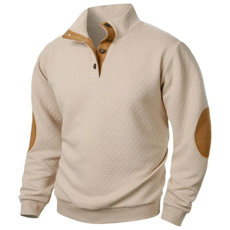 Spring Men Casual Sweatshirts Stand Collar Sweatshirt Warm Pullover Patchwork Sweatshirt Men's Winter Clothes Hip Pop Streetwear