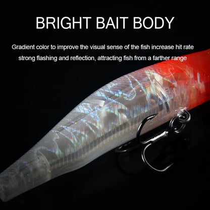 BEARKING 80mm 8.5g Professional Quality Magnet Weight Fishing Lures Minnow Crank Hot Model Artificial Bait Tackle