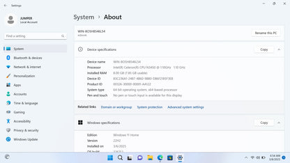 14 Inch Windows 10 Laptops Computer EZbook S5 12GB LPDDR4 RAM 256GB SSD ROM 1080p FHD J4105 CPU with Celeron 4-Core Processor