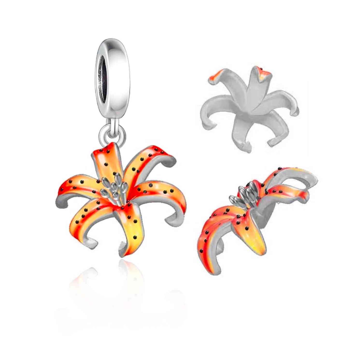 Fit Original Pan Charm Bracelet 925 Silver Rainbow Enamel Lorikeet Birrd Colorfull Parrot Bead For Making South Africa Berloque