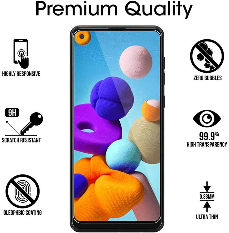 3Pcs Tempered Glass for Xiaomi Mi 10T Pro 9T A1 A2 A3 Lite Screen Protector for Mi 10 Lite 9 11 11i 8 SE 6 Glass