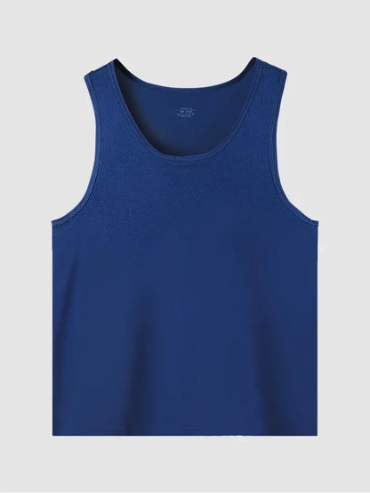 Men's pure cotton vest breathable slim youth sports foundation hurdle I loose summer thin halter undershirt