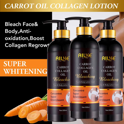 AILKE Collagen 5-in-1 Skin Care Set, Restore Skin Elasticity, Smooth Skin, Brighten, Even Skin Tone,For Face And Body Use Kit