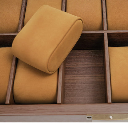 Watch Box, 2 Layers 24 Compartments, Watch Display Case with Transparent Window Veneer,Watch Box Organizer, Wooden W