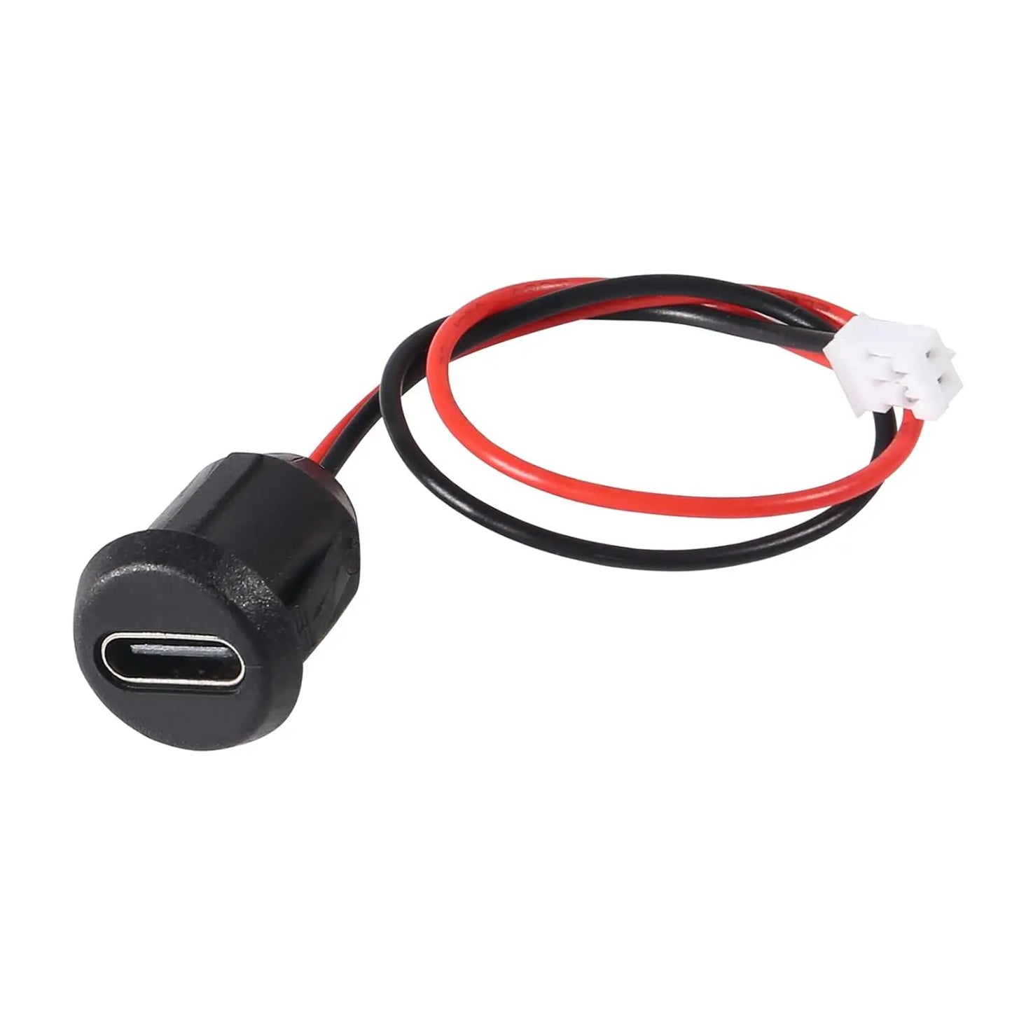 10/20PCS Type-C Female 2P Direct Crimp USB Female Chassis C Connector Jack Female Charging Port Waterproof with Card Buckle