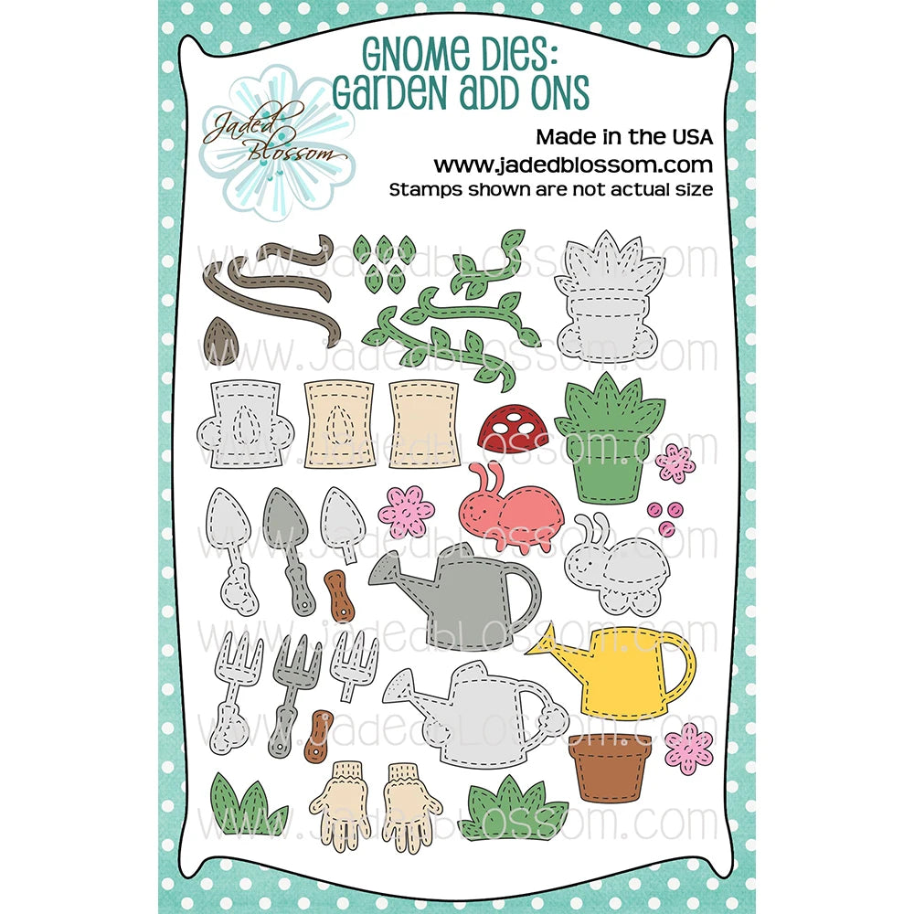 Gnome Garden Add Ons Cutting Dies and Silicone Stamps New Arrivals Wheelbarrow Die Cuts Scrapbooking Craft Supplies Decoration