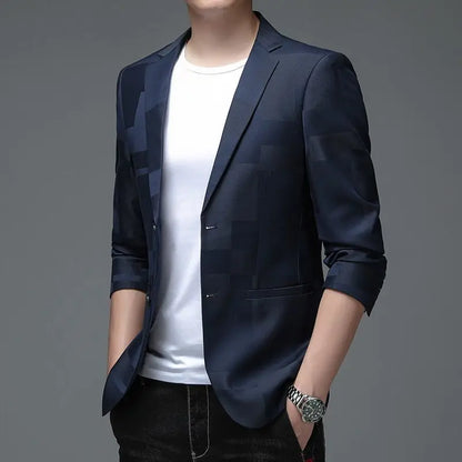 Jacket for Men Plus Big Size Oversize Black Man Suits and Blazers Fashion 2025 Menswear Elegant Clothing Coats High Quality New