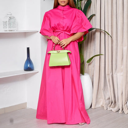 African Dresses For Women Vetement Femme Dashiki Solid Africa Maxi Dress African Clothes Dashiki Ankara Dresses Ladies 2026 New