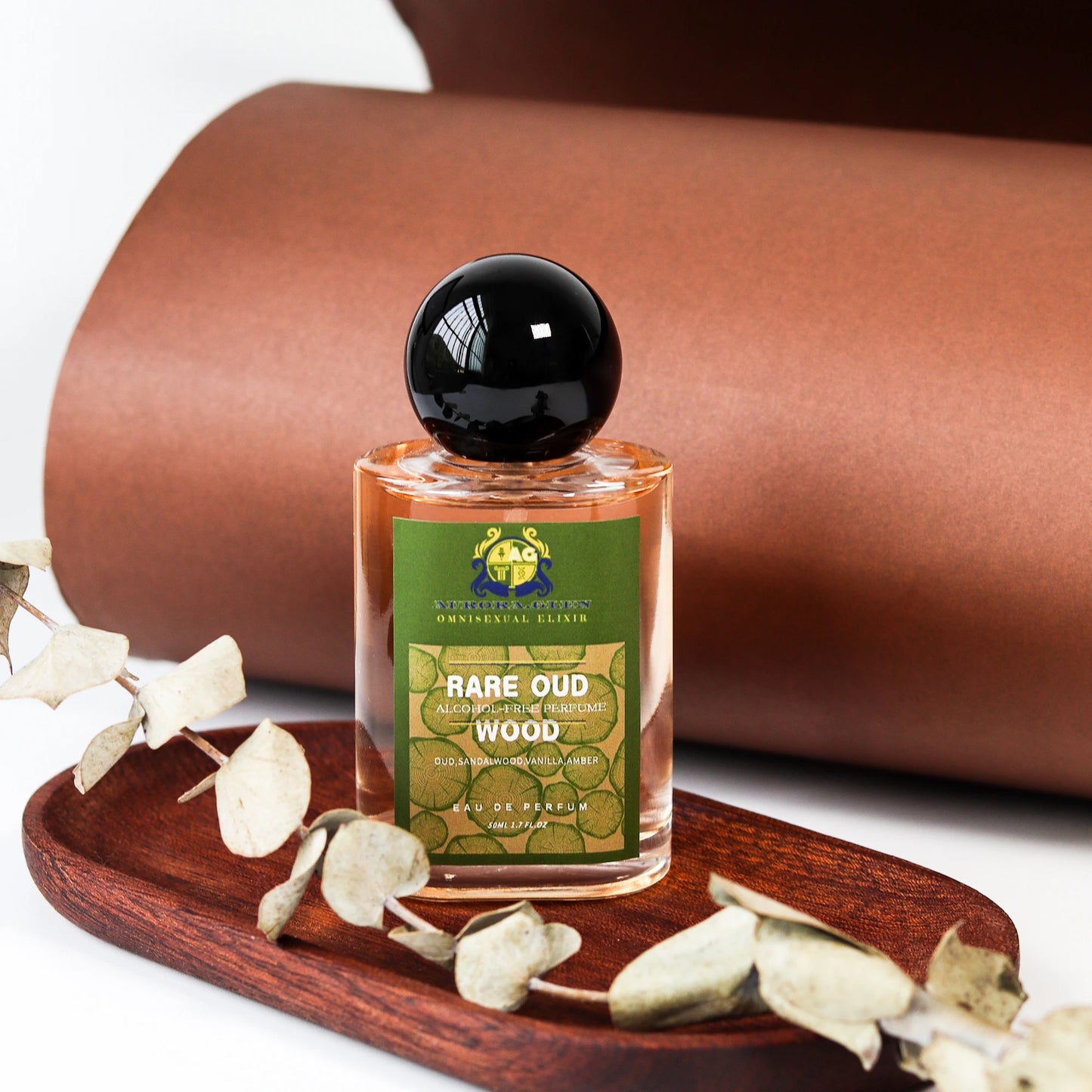 Rich-Scented Essential Oil Spray For Humidifiers and Aromatherapy Diffusers Rare Oud Eau de Parfum Luxury Woody Perfume Oil 50ml