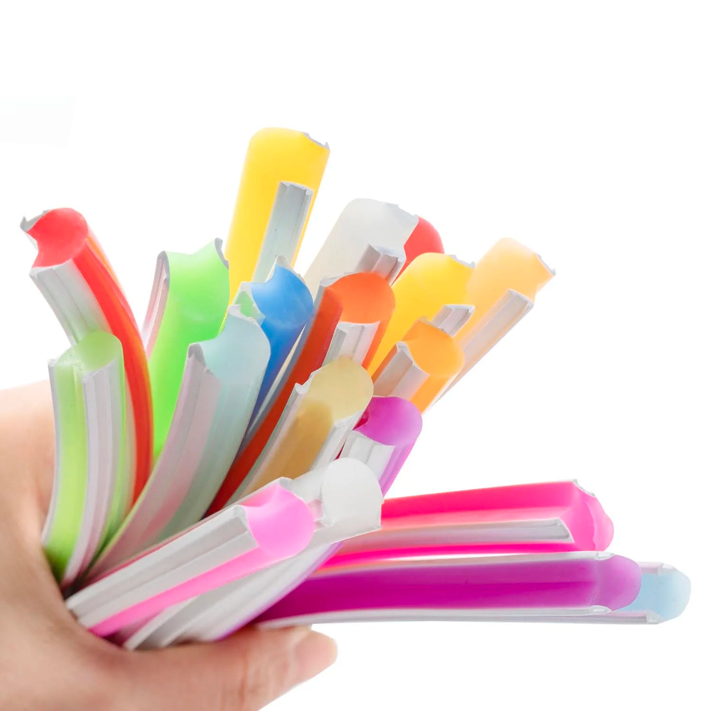 0.5-10m 6mm 8mm Silicone Neon Strip Tube Bendable Separate Newly Flexible For DIY LED Neon Sign Waterproof IP67