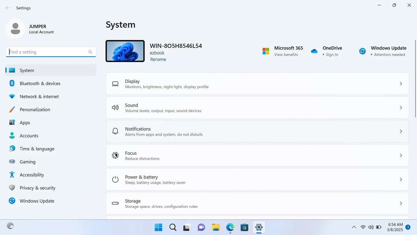 14 Inch Windows 10 Laptops Computer EZbook S5 12GB LPDDR4 RAM 256GB SSD ROM 1080p FHD J4105 CPU with Celeron 4-Core Processor