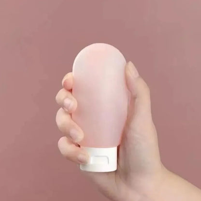 4Pcs/Set Refillable Bottle 60ml Soft Lotion Container Squeeze Tube Empty Bottle Portable Travel Shampoo Bottle