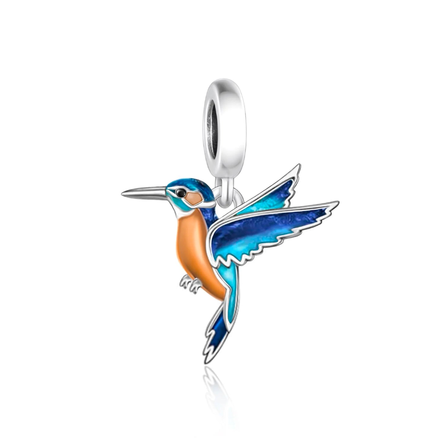 Fit Original Pan Charm Bracelet 925 Silver Rainbow Enamel Lorikeet Birrd Colorfull Parrot Bead For Making South Africa Berloque
