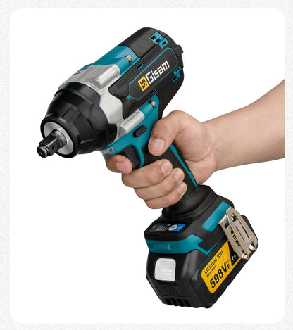 1800N.M Torque Brushless Electric Impact Wrench 1/2 inch Lithium-Ion Battery Cordless Wrench Tools For Makita 18V Battery Pins