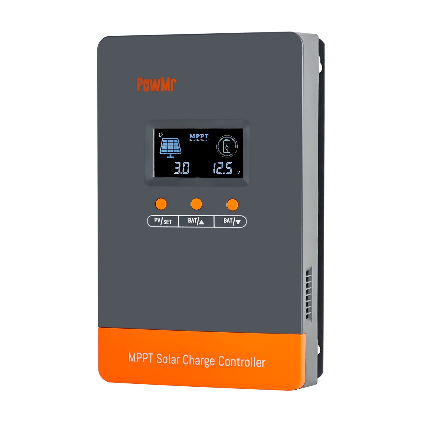 PowMr 80A 100A MPPT Solar Charge Controller 12V/24V/36V/48V Auto Max Solar PV 160V Regulator Supports Up to 12 Units in Parallel