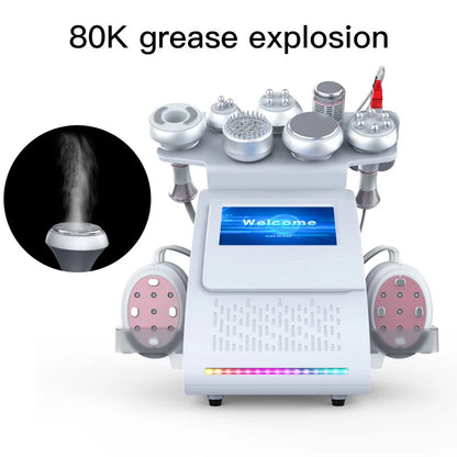 2026 9 in 1 80K cavitation machine vacuum weight loss and slimming device anti fat mass ultrasonic beautiful equipment
