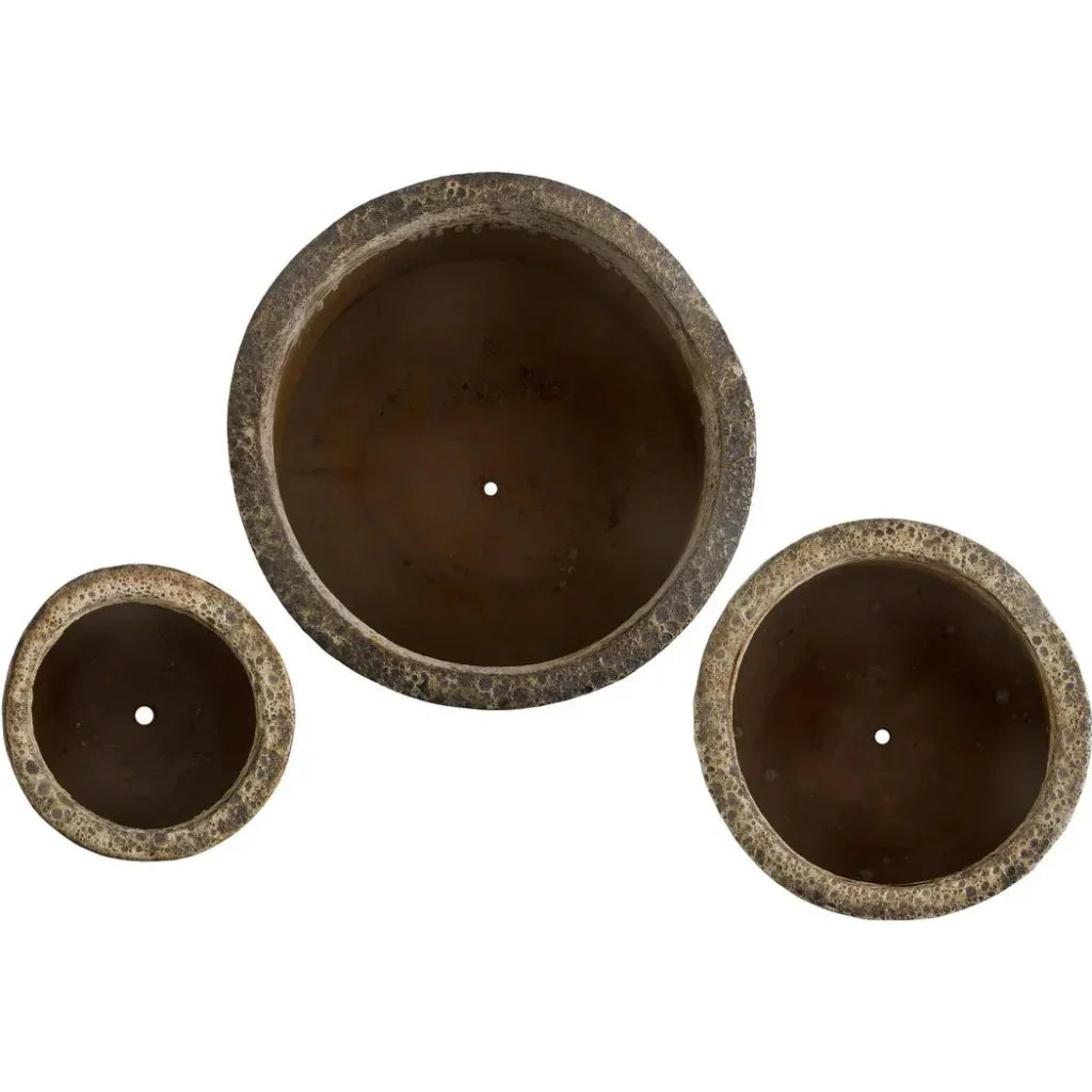 Sack Reef Teal Ceramic Planter