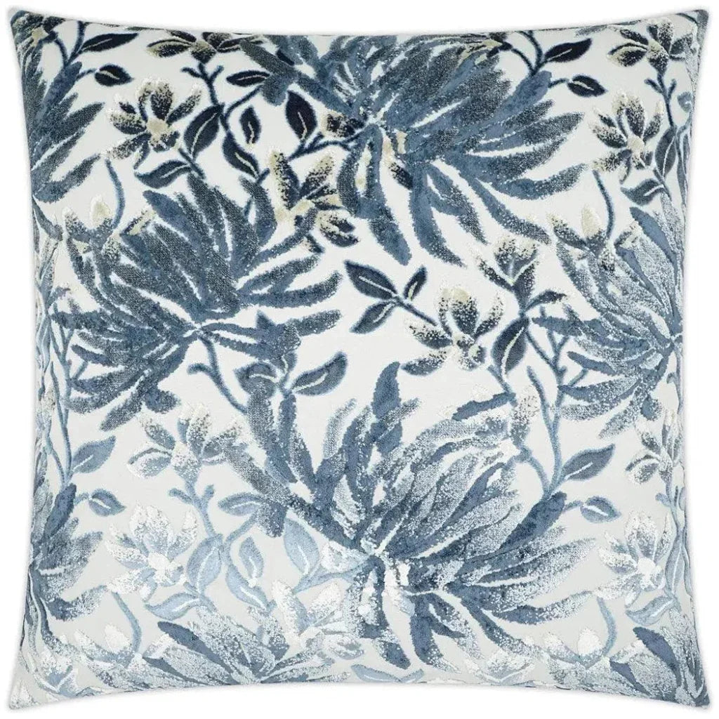 Sadah Royal Floral Blue Large Throw Pillow Insert