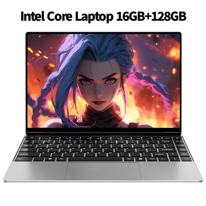 ultra-thin Gamer Laptop Intel Core i7-8650U Processor 32GB RAM 1TB 2TB SSD HD Office Study Windows 11 Pro Portable Notebook
