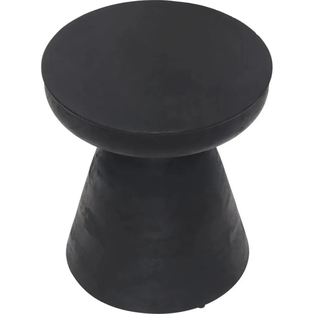 Sage Table Stool Matte Black