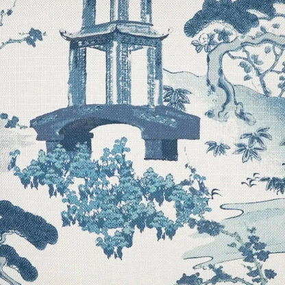 Sakura Indigo Blue Large Throw Pillow Insert