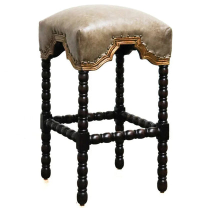 San Marco Handcrafted Leather Barstool