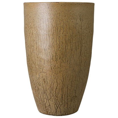 Saul Antique Amber Ceramic Outdoor Planter