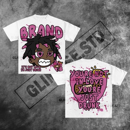 Casual trendy brand harajuku graphic t shirts print oversized gothic pro choice streetwear american y2k tops goth men clothes