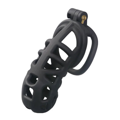 2026 New Cobra 3.0 Chastity Lock Cage SM Flirting Breathable Resin Male Virginity Device Fetish Male Penis Lock with 4 Rings