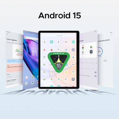 Doogee Tab E3 Max 2 in 1 Tablet Pc 14" 2.1K Display Android 15 32Gb (8+24) 256Gb 13500Mah Battery Qual Speaker Helio G100 Tablet
