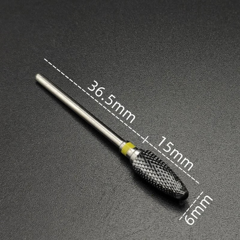Ceramic Carbide Nail Drill Bit Rotate Burr Milling Nail Cutter Bits Electric Drill Machine For Manicure Pedicure Tools