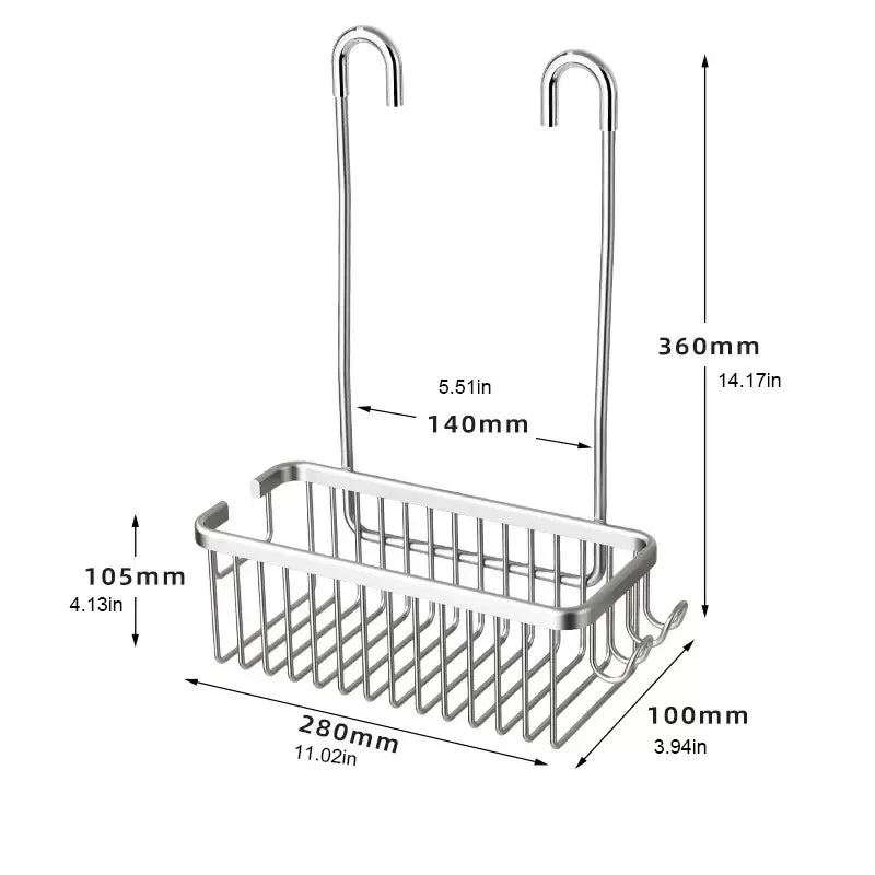 Bathroom Convenient Toilet Shower Rack No Drilling Removable Rust Prevention For Shower Organizer Storage Bathroom Shelves