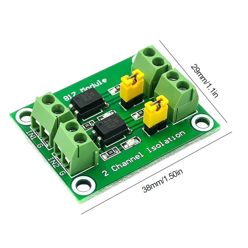 PC817 Optocoupler Isolation Board Driver Photoelectric Isolated Module 2/4/8 Channel Optocoupler Isolation Module for New Module