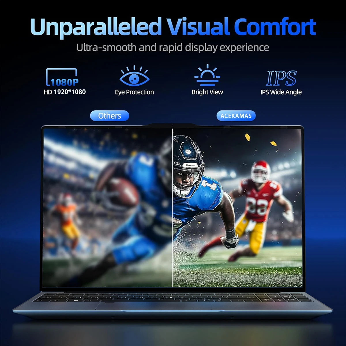 ACEKAMAS 15.6" Laptop Gaming intel Core i9 10980HK IPS Windows 11 Pro Laptop Computer 16GB DDR4 1TB SSD M.2 4K Notebook Gamer PC